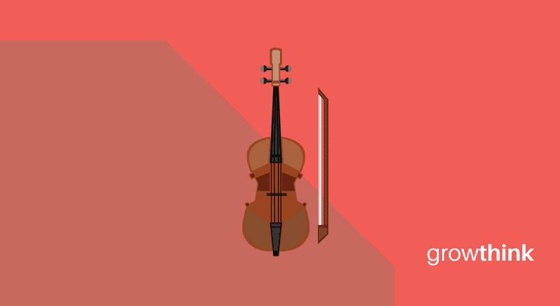 Brown violin